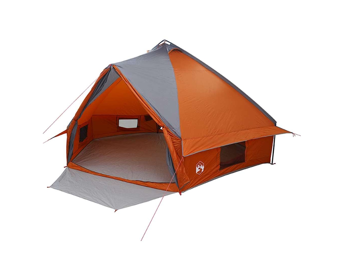 Conjunto 1 Barraca De Camping Vidaxl Cinzento Tafetá (567 X 470 X 242 Cm)