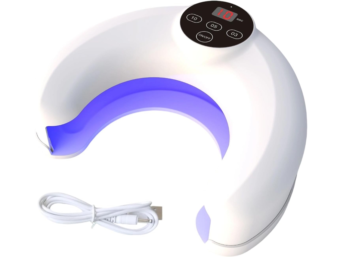 Lâmpada Uv Led Para Unhas Com Luz E Sensor Inteligente Para Manicures.