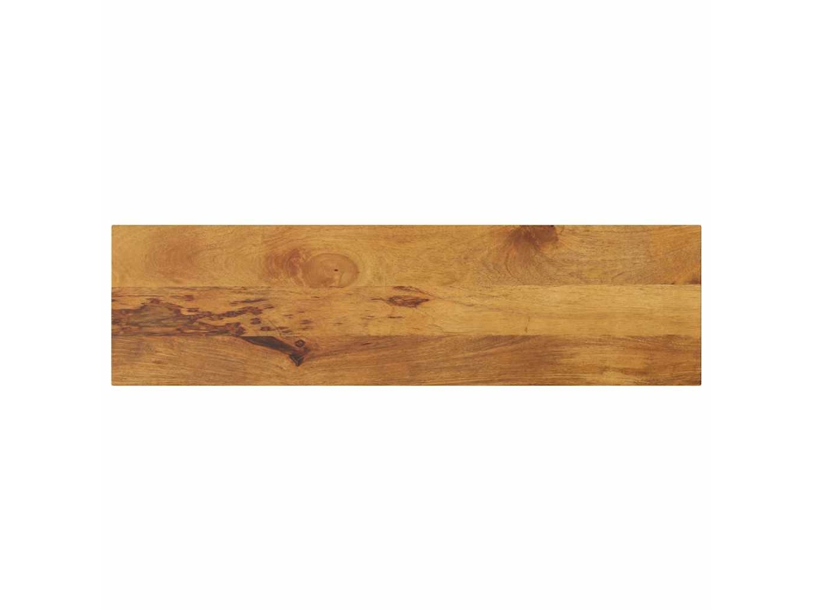 Vidaxl Tampo De Mesa Retangular 110x20x3,8 Cm Mangueira Maciça
