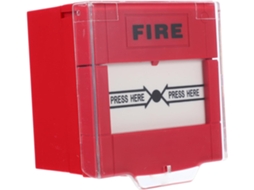 Botão De Alarme De Incêndio Vermelho Unipolar Com Reinicialização Manual, Interruptor