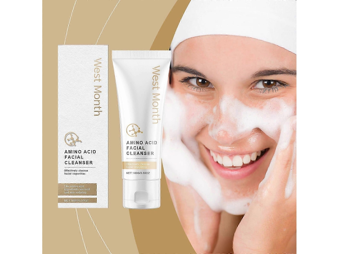 Sabonete Facial Com Aminoácidos, Sabonete Facial Suave Com Aminoácidos, Sabonete Suave Com Aminoácidos Para Todos Os Tipos De Pele.