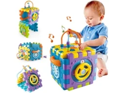 Brinquedos para Bebês de 6 a 18 Meses Brinquedo Cubo Atividade Centro Jogos Multiuso em 1 com Música. Melhor Prese 