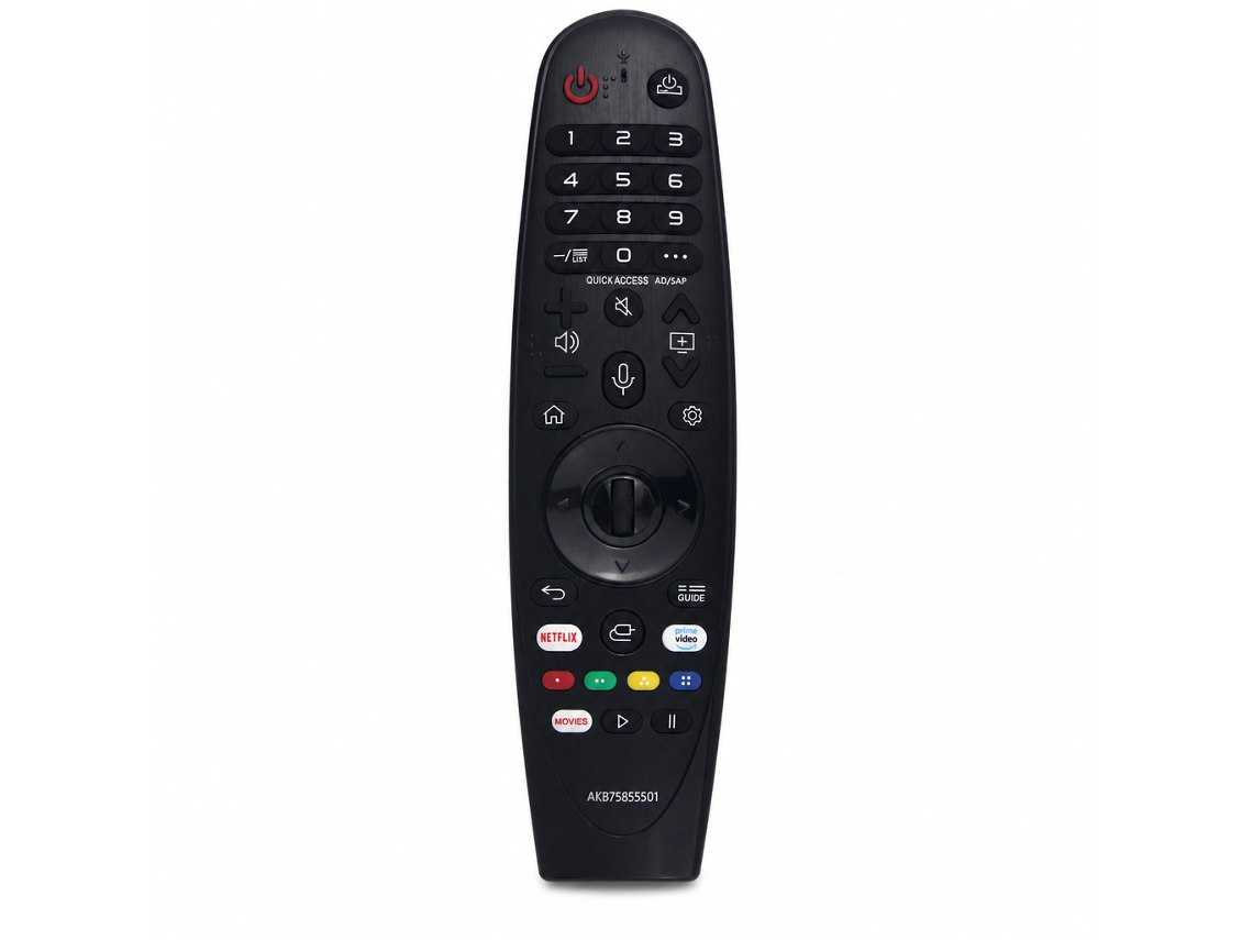 Comando À Distância Infravermelho Compatível Com Tv Lg An-mr20ga Akb75855501, Sem Voz