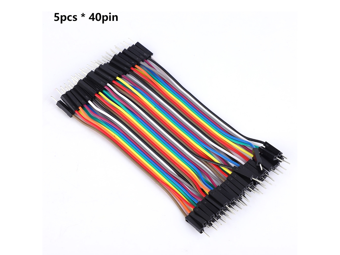 Laxiscreed Jumpers Coloridos De 40 Pinos Para Conexões Em Pcb E Breadboards