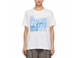 Rockinstone Breakfast Club Movie Blue Ink Box White Adult T-shirt Size:m