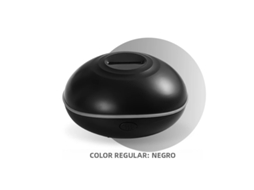 (preto) Umidificador De Aroma Ultrassônico De 200ml Com Controle Remoto E 7 Cores De Luz