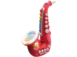Mali brinquedo de Saxofone Infantil Instrumento Musical Educativo com Volume Ajustável Presente de Aniversário