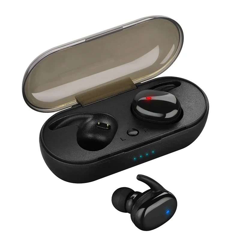 (preto) Fones De Ouvido Intra-auriculares Tws Bluetooth 5.3, Com Cancelamento De Ruído, À Prova D'água E Universais.
