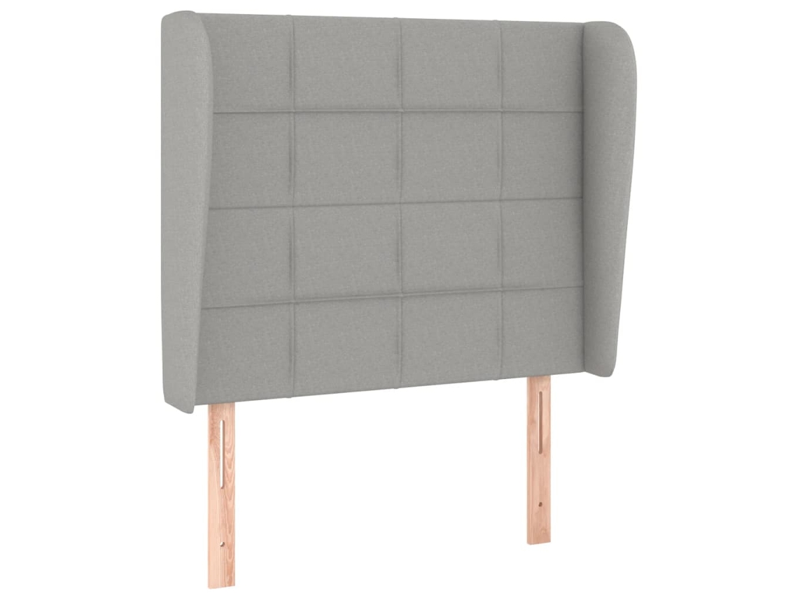 Headboard, Headboards Vidaxl Cinzeto Tecido (93 X 23 X 118/128 Cm)