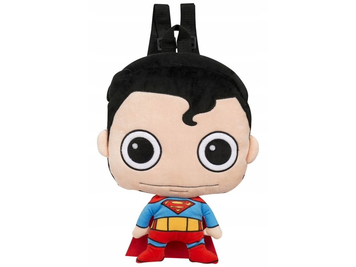 Mochila De Peluche 3d Dc Comics Superman Kid 32 Cm