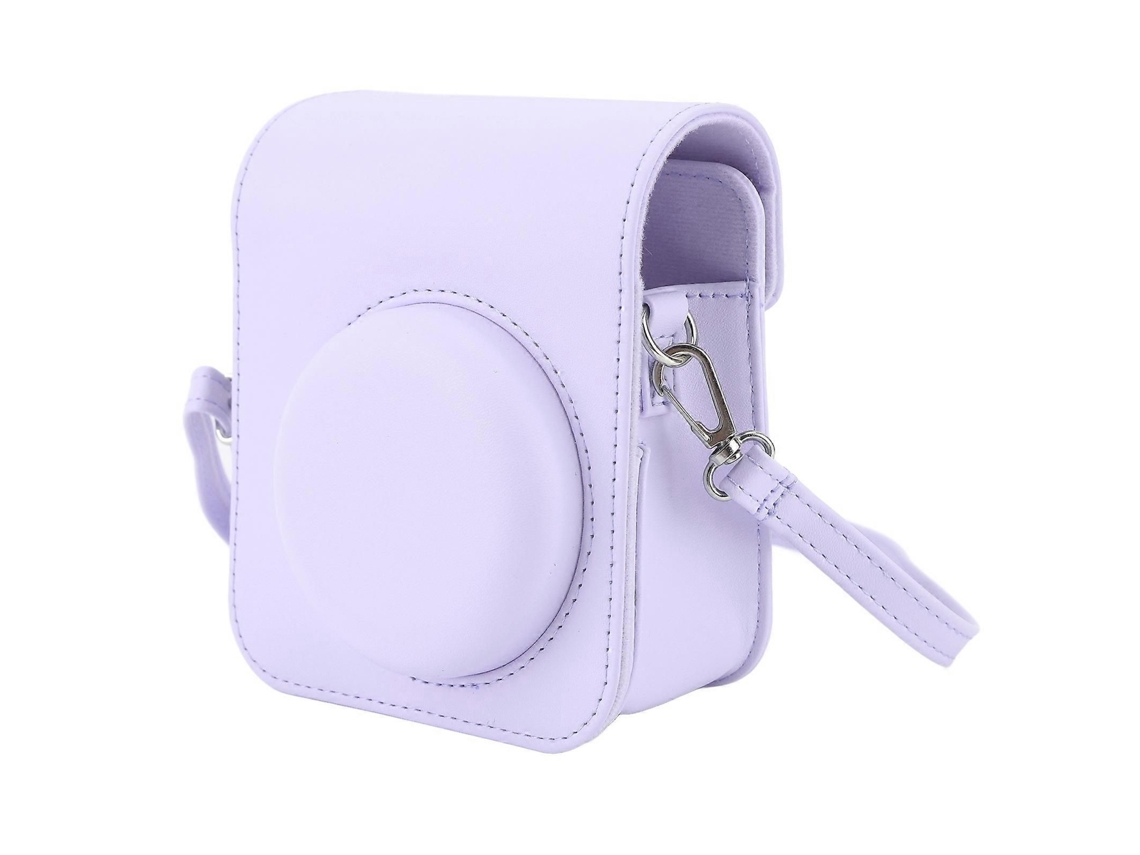 Bolsa Protetora para Mini Câmera Instantânea, Estojo de Pu com Alça de Ombro Ajustável para Fujifilm Instax Mini 12. TAISHENGDA