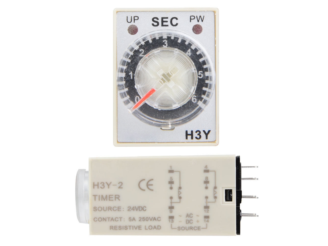 Laxiscreed Relé De Tempo Dc 24v Com Atraso E Controle Para Automação
