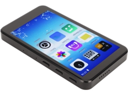 Reprodutor de MP3/MP4, Bluetooth 5.0, Tela, Bateria de 1500 mAh, Alto-falante, Gravador Wi-Fi com 4