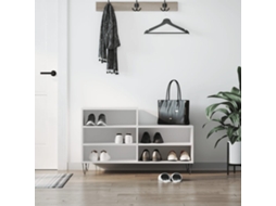 Vidaxl Sapateira 102x36x60 Cm Derivados De Madeira Branco