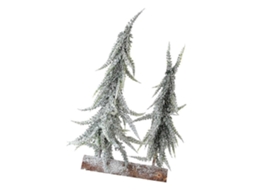 Mini Árvore De Natal Com Decoração De Natal, Verde, 36 X 25 Cm, Efeito Neve Simulada, 1 Conjunto Olysi Shop