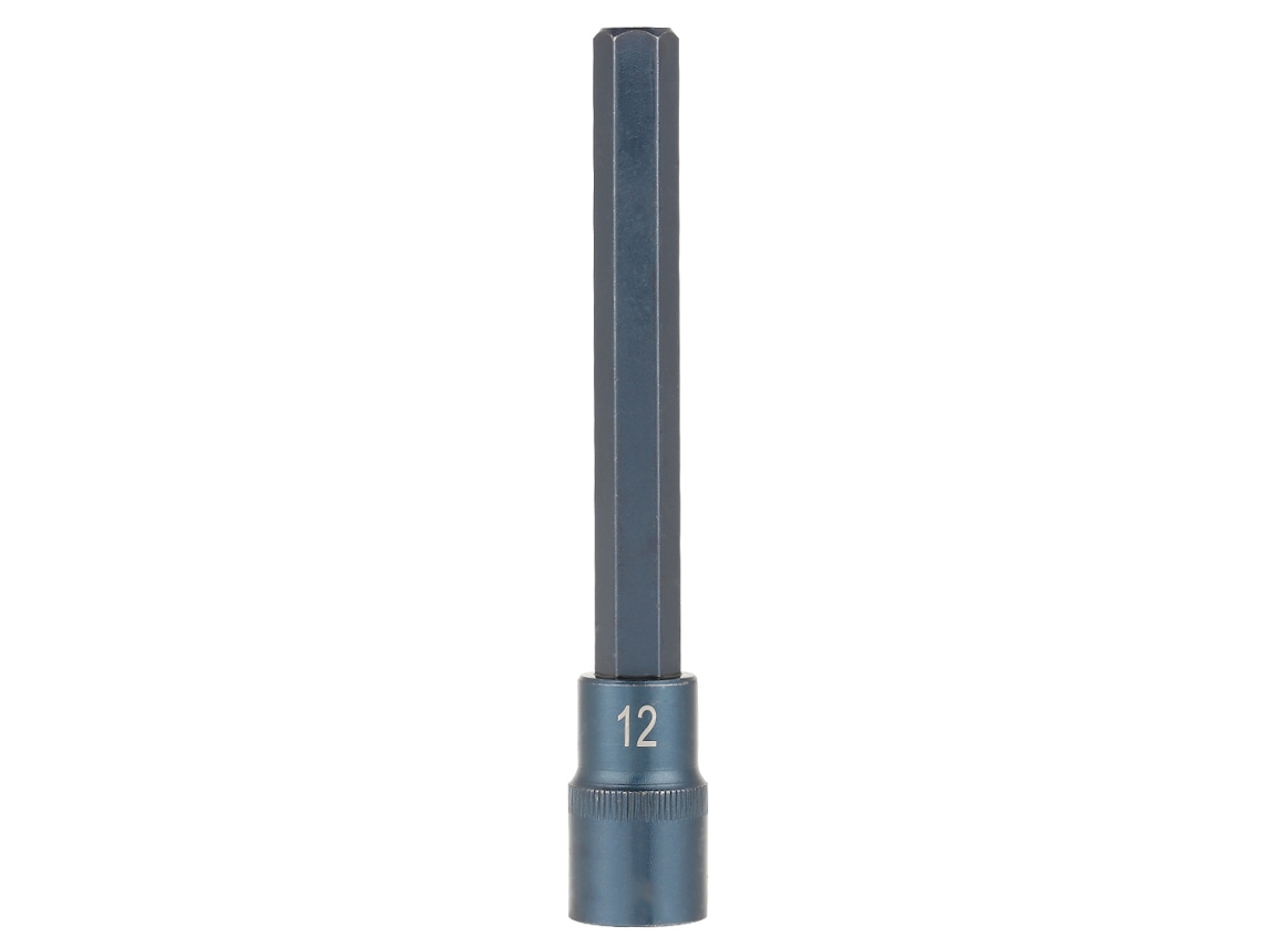 Adaptador de Soquete Hex para Chave Elétrica Aço S2 1/2" 150mm H12 | S/MARCA