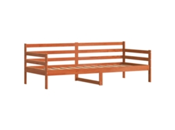Cama de Dia Marrom Cera Madeira de Pinheiro Sólida MAISON EXCLUSIVE