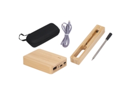 Laxiscreed Termômetro De Churrasco Bluetooth Sem Fio Recarregável Para Grelhar Na Cozinha E Medição De Temperatura