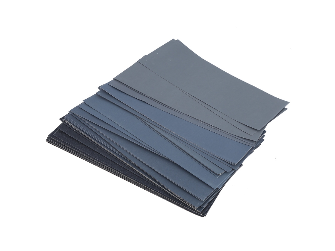 Set De 42 Folhas De Lixa 120-3000 Folha Abrasiva Para Lixar Ferramenta De Polimento