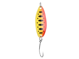 Isca para Truta Blinker 3.5g Laranja Ponto Preto