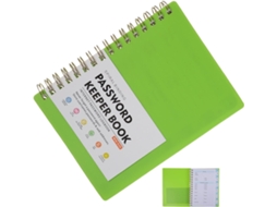 Caderno Espiral Para Senhas Com Abas Alfabéticas, Organizador Compacto E Recarregável Para Endereços De Internet E E Mai Gokoco