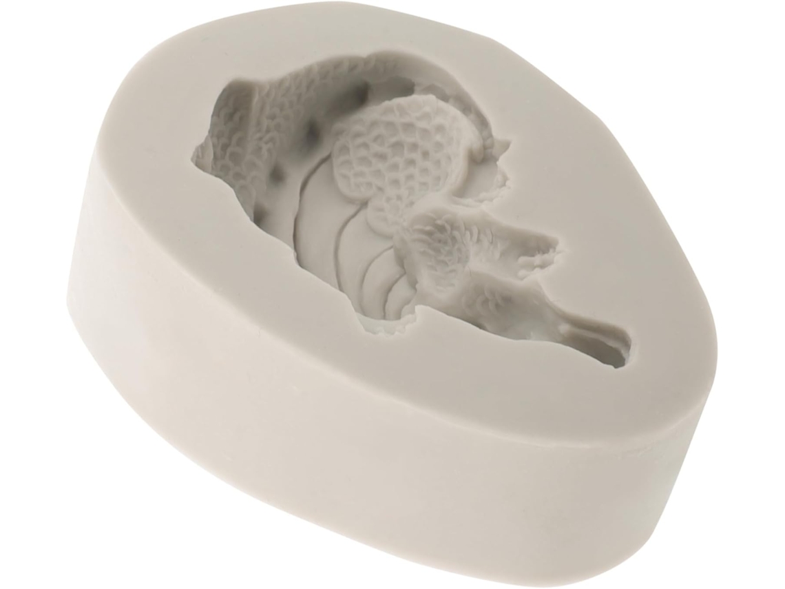 Forma De Silicone Para Bolo E Sobremesas, Em Formato De Dinossauro