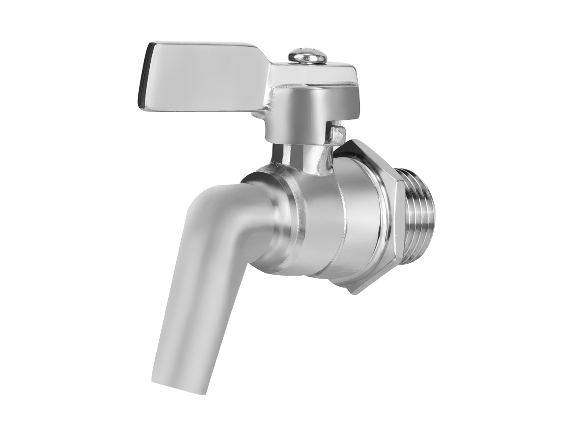 Torneira Ajustável de Aço Inoxidável para Cerveja Homebrew Barril Dispenser Bebidas | S/MARCA