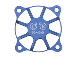 Capa de Ventoinha Resfriamento Rc 40x40mm Alumínio Azul Escuro