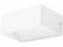 Forlight Toppi - Aplique 150x10x60mm, Alumínio, Cor Branco, Led, Máx 5.8w