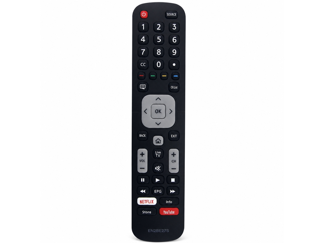 Comando À Distância Para Tv Compatível Com Hisense E Sharp En2be27s