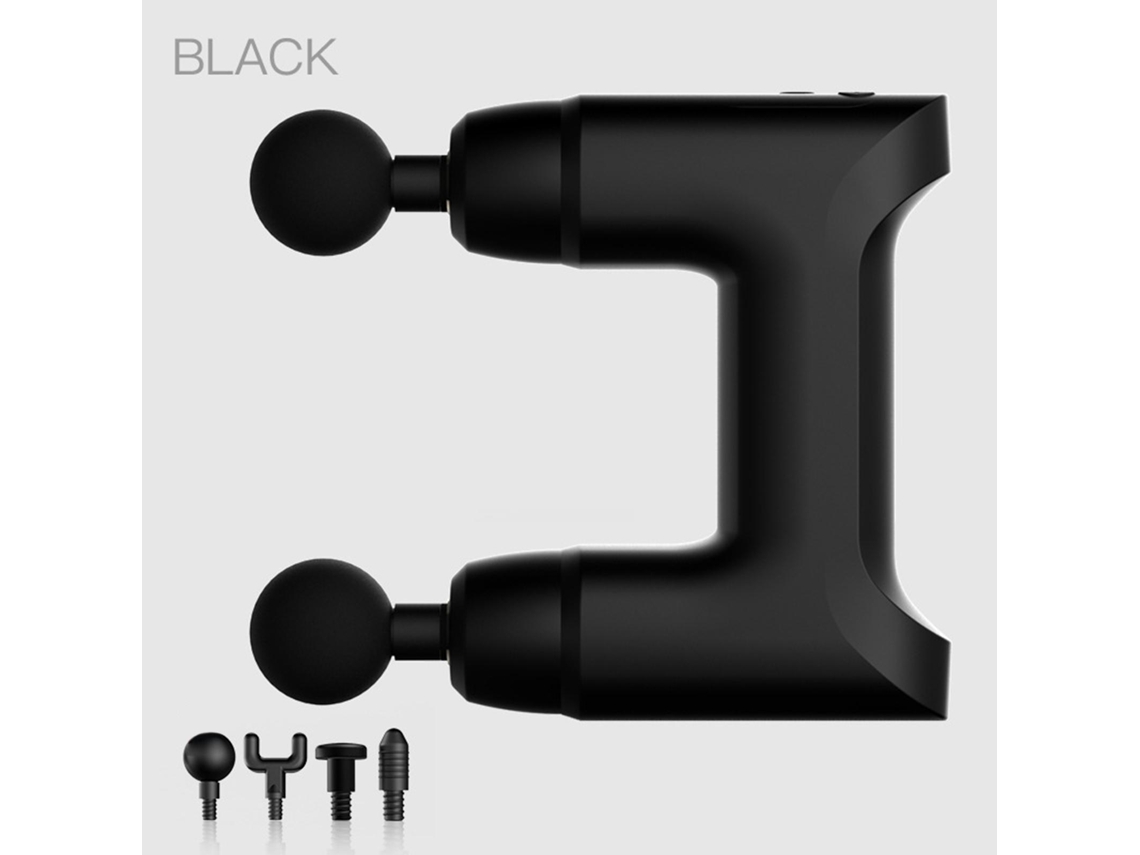 Massageador elétrico relaxante de 6 velocidades, silencioso, recarregável, portátil, massageador de impacto para atletas, corpo, ombros e costas. Brilvibera