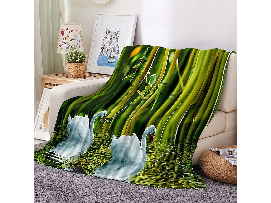 Manta de Flanela 3d Fansu Quente e Macia Microfibra para o Inverno Ideal Cama Ou Sofá Adequada Adultos Criança