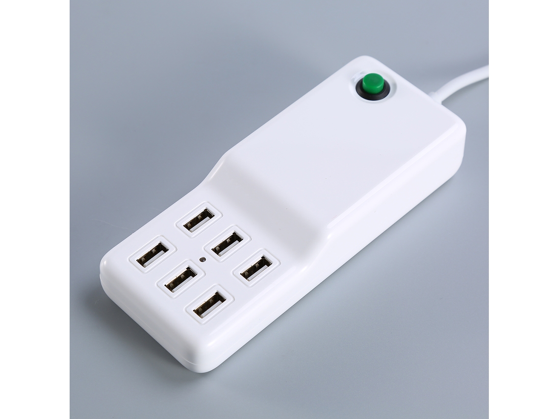Carregador Europeu com 6 Portas Usb Saída 5V6A EOOCOO