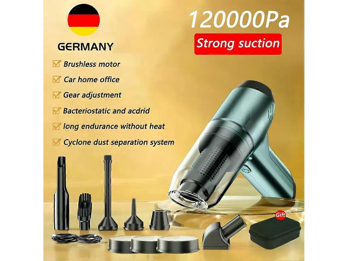 Aspirador De Pó Portátil Sem Fio Para Carro, Mini Aspirador De Pó Portátil Para Carro, Limpeza Doméstica E Uso Duplo, Eletrodomés Aquaforge