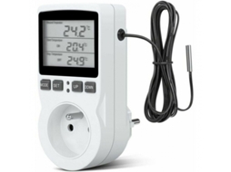 Lurelia Tomada Programável Tomada Para Termostato, Tomada Para Temporizador Digital, Di