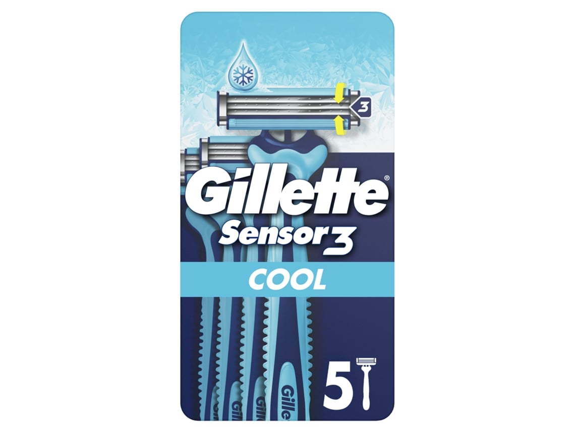 Lâminas Descartáveis Sensor3 Cool Gillette