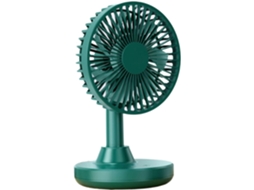 Ventilador de Mesa Portátil Recarregável Multifuncional com 3 Velocidades Ajustáveis