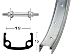 Roda Frontal ROLAND Buje Agujeros (Aço)