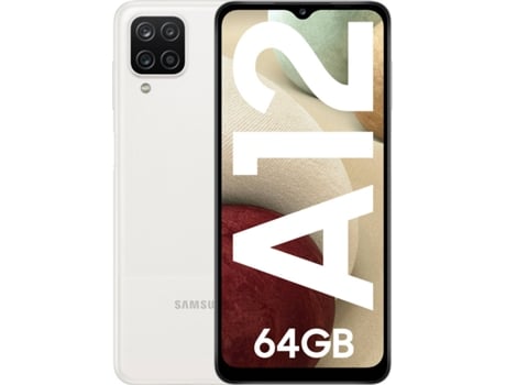 Smartphone SAMSUNG Galaxy A12 (6.5'' - 4 GB - 64 GB - Branco)