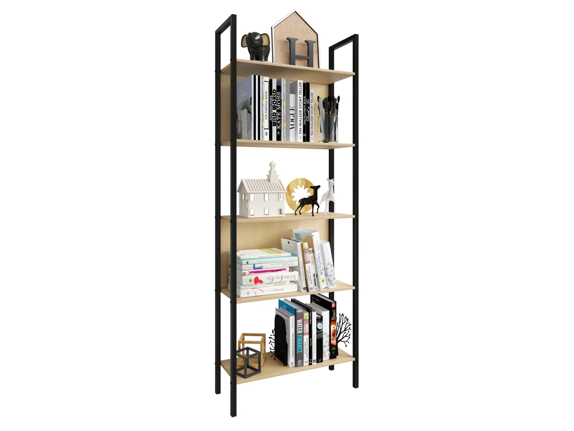 Estante De Metal Para Livros Flakos 5 Dobras Vcm