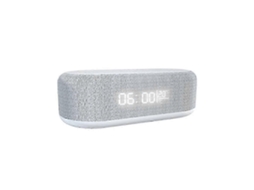 Alto falante Bluetooth GOKOCO com Abajur de Cabeceira, Luz Ambiente e Carregador Sem Fio