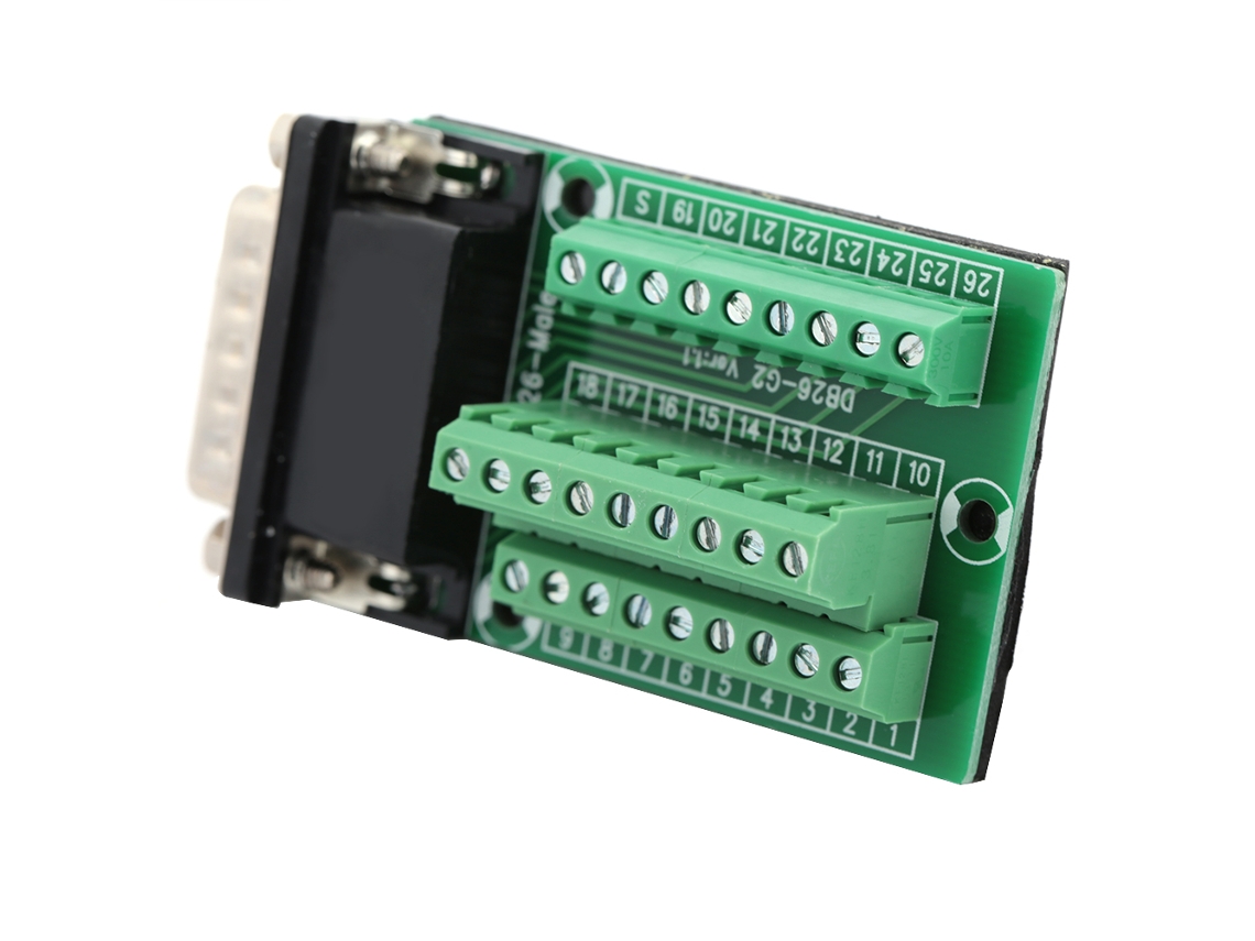 Laxiscreed Db26 Adapter Board Para Ligação De Sinais E Transferência De Terminais