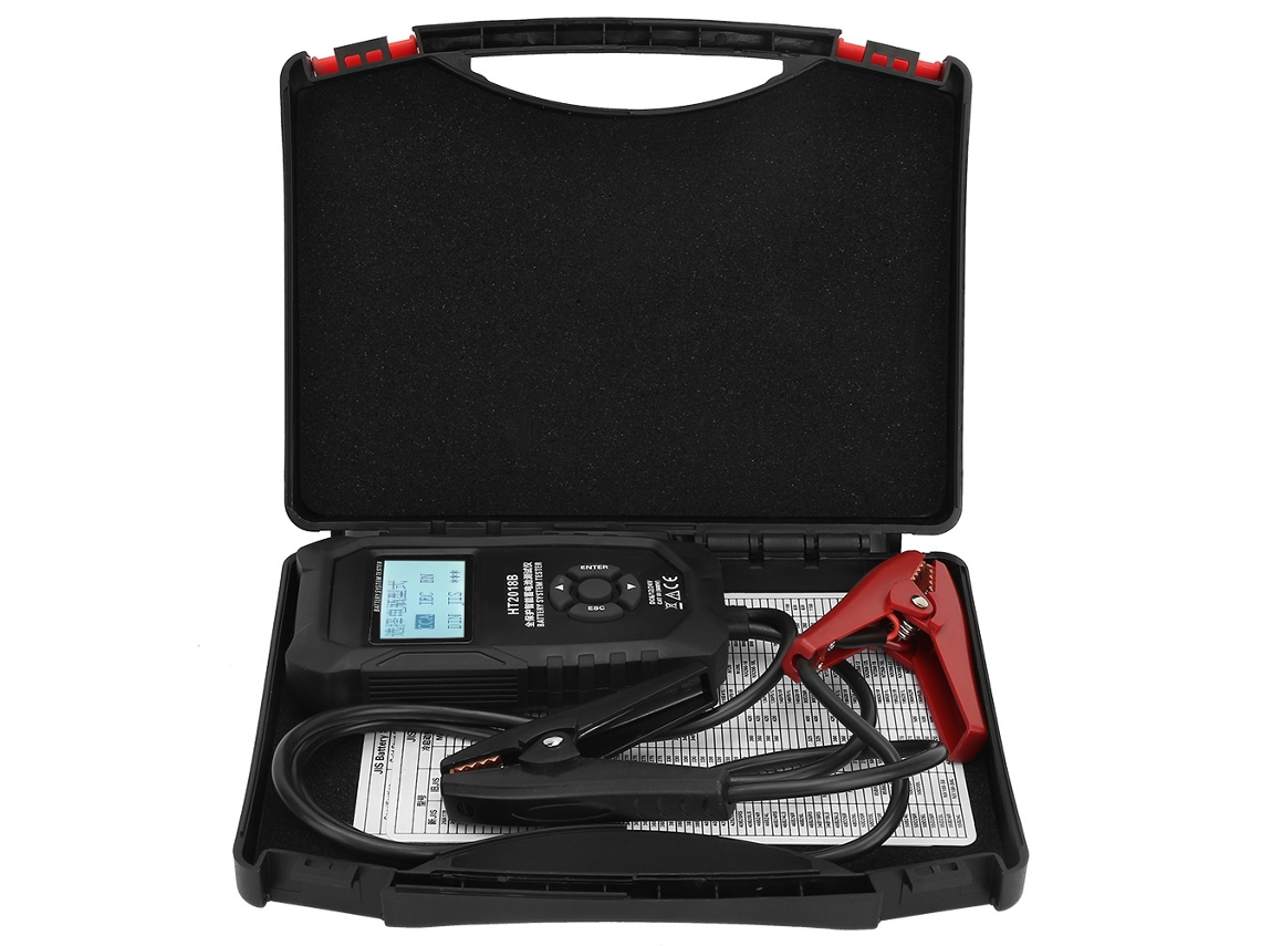 Testador De Bateria Digital 6v/12v/24v Com Lcd