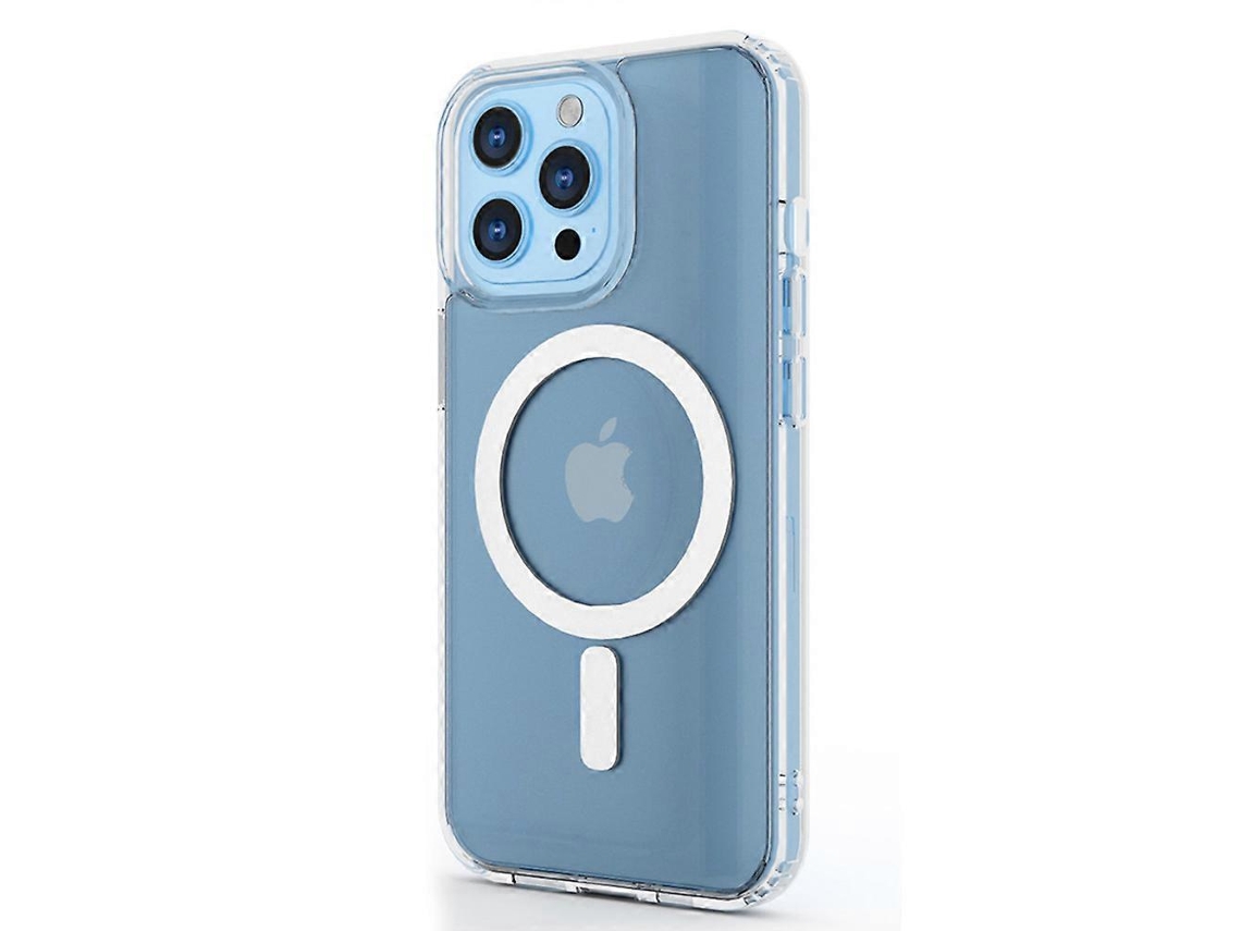 Capa Magnética Para Iphone 16 Pro Max, 1,5 Mm De Espessura, Tpu Pc, Capa Traseira Transparente
