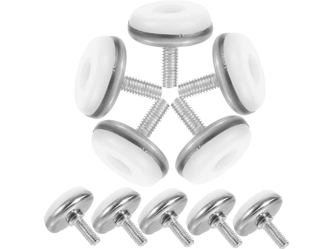 Conjunto De 10 Pés Niveladores Ajustáveis Para Móveis, Incluindo Pés Para Cadeiras, Mesas, Armários, Sofás, Camas E