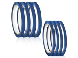 8 Rolos De Fita Adesiva Azul Para Pintura, Com 0,11 Polegadas (2,8 Mm) De Largura E 0,27 Polegadas (6,9 Mm) De Espessura. Fita Adesiva Fina Para