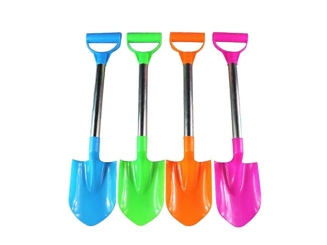 Conjunto De 4 Mini Pás Areia Madeira Para Praia, Com Ventosa E Pá Plástico, Ideais Crianças (cor Aleatória). -aquaforge