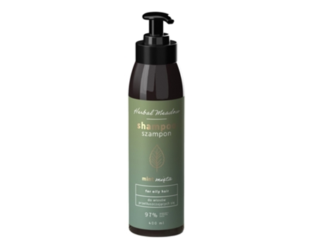 Shampoo de menta para cabelos, 400ml Herbal Meadow