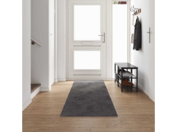 Vidaxl Runner De Carpete Cinzento 80 X 500 Cm 100% Polipropileno Tuft