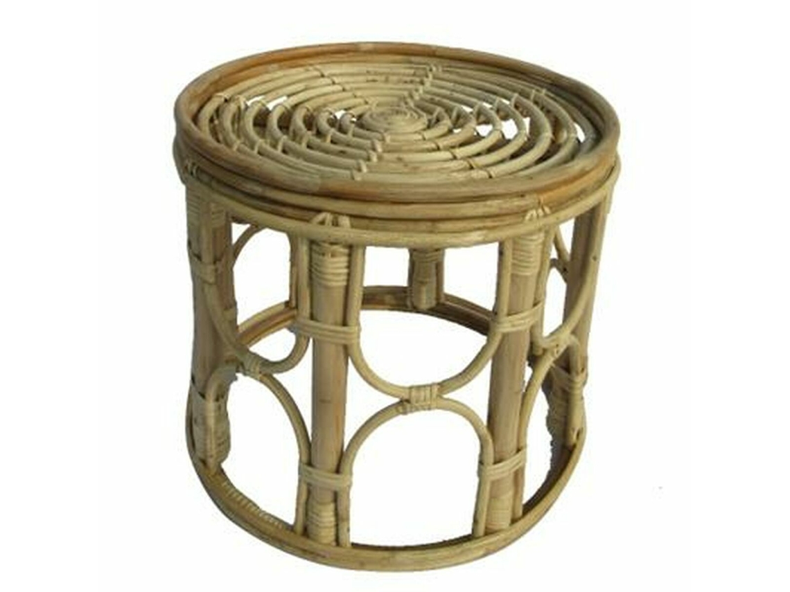 Mesa de Apoio DKD HOME DECOR (Rotim - 38 x 38 x 38 cm)